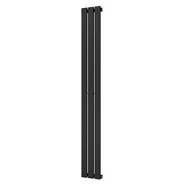 Urban Vertical Radiator - Matt Black - Single Panel (1600mm High) 228mm Wide