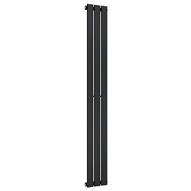 Urban Vertical Radiator - Matt Black - Single Panel (1800mm High) 228mm Wide