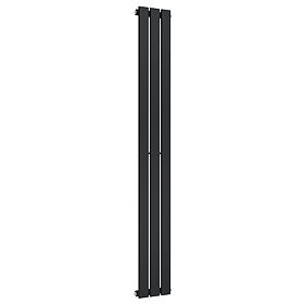 Urban Vertical Radiator - Matt Black - Single Panel (1800mm High) 228mm Wide
