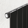 Urban Vertical Radiator - Matt Black - Single Panel (1800mm High) 532mm Wide
