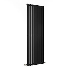 Urban Vertical Radiator - Matt Black - Single Panel (1800mm High) 608mm Wide