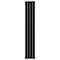 Urban Vertical Radiator - Matt Black - Single Panel (1800x304mm)