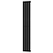 Urban Vertical Radiator - Matt Black - Single Panel (1800x304mm)