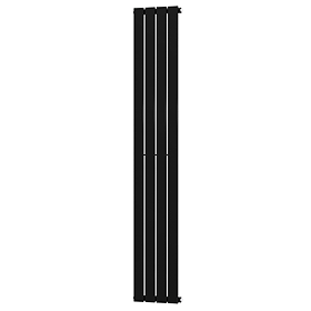 Urban Vertical Radiator - Matt Black - Single Panel (1800x304mm)