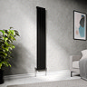 Urban Vertical Radiator - Matt Black - Single Panel (1800x304mm)