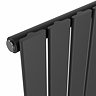 Urban Vertical Radiator - Matt Black - Single Panel (1800x456mm)