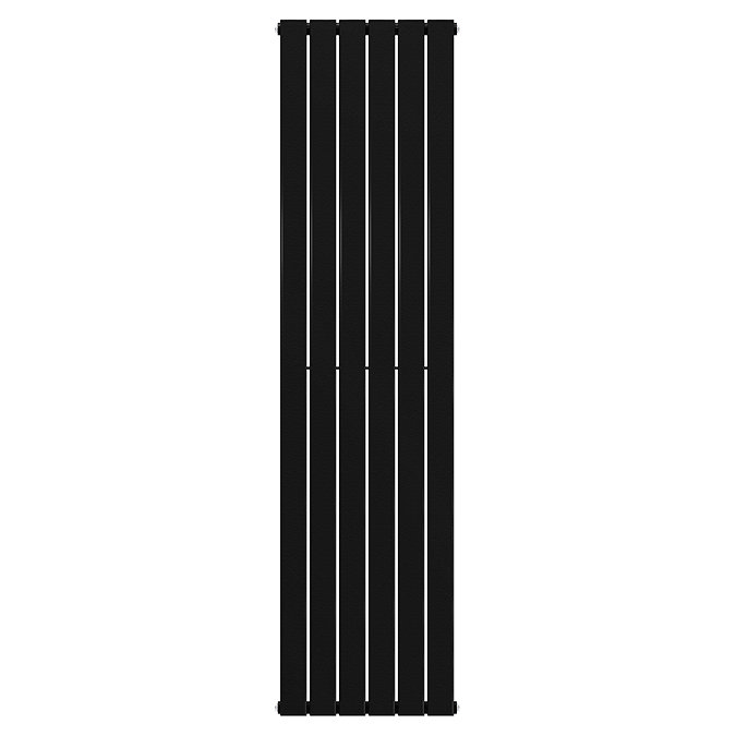 Urban Vertical Radiator - Matt Black - Single Panel (1800x456mm)