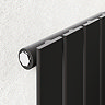 Urban Vertical Radiator - Matt Black - Single Panel (1800x456mm)