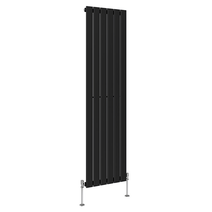 Urban Vertical Radiator - Matt Black - Single Panel (1800x456mm)