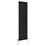 Urban Vertical Radiator - Matt Black - Single Panel (1800x456mm)