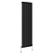 Urban Vertical Radiator - Matt Black - Single Panel (1800x456mm)