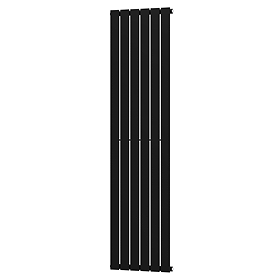 Urban Vertical Radiator - Matt Black - Single Panel (1800x456mm)