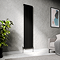 Urban Vertical Radiator - Matt Black - Single Panel (1800x456mm)