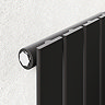 Urban Vertical Radiator - Matt Black - Single Panel (1800mm High) 354mm Wide