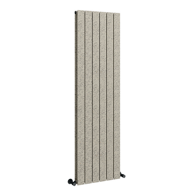 Urban Vertical Radiator - Taupe Speckled Stone Effect - Double Panel (1600x456mm)