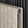 Urban Vertical Radiator - Taupe Speckled Stone Effect - Double Panel (1600x456mm)