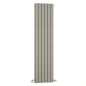 Urban Vertical Radiator - Taupe Speckled Stone Effect - Double Panel (1600x456mm)