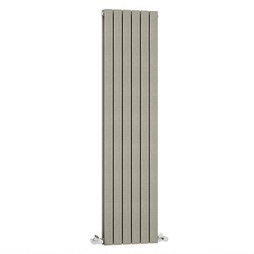 Urban Vertical Radiator - Taupe Speckled Stone Effect - Double Panel (1600x456mm)