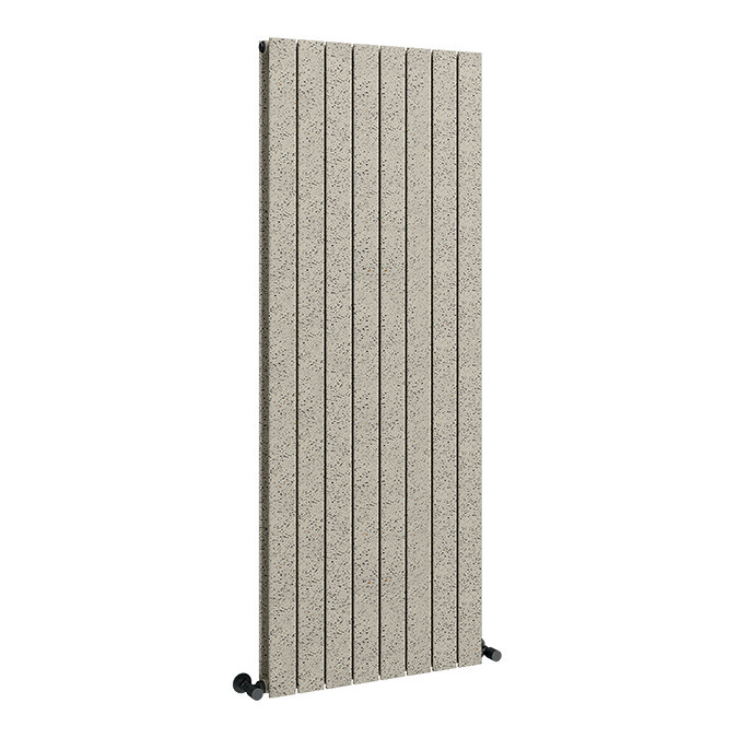 Urban Vertical Radiator - Taupe Speckled Stone Effect - Double Panel (1600x608mm)