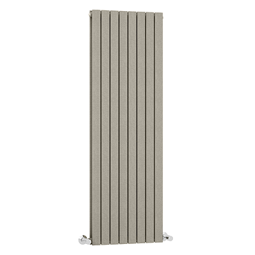 Urban Vertical Radiator - Taupe Speckled Stone Effect - Double Panel (1600x608mm)