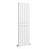 Urban Vertical Radiator - White - Double Panel (1600mm High) 456mm Wide with Rail