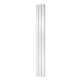 Urban Vertical Radiator - White - Double Panel (1600mm High) 228mm Wide