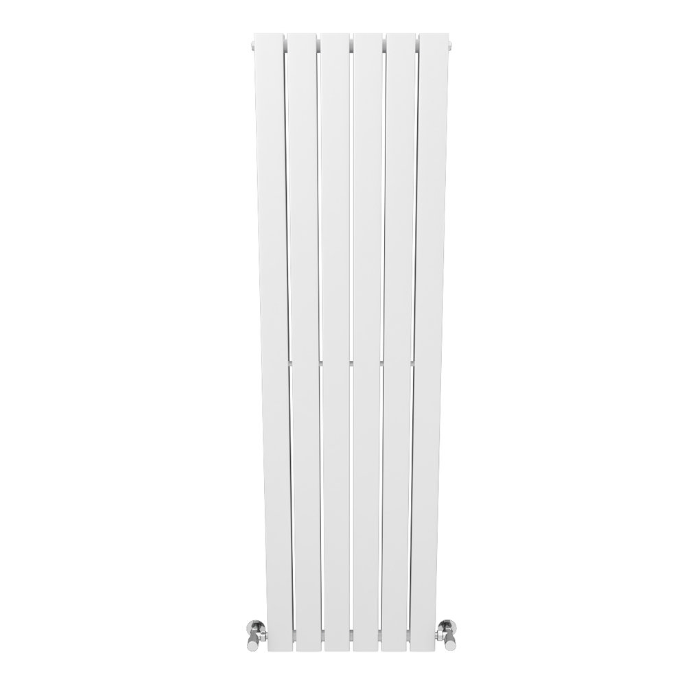 White Double Panel Vertical Radiator - 1600mm