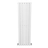 Urban Vertical Radiator - White - Double Panel (1600mm High)  Standard Large Image