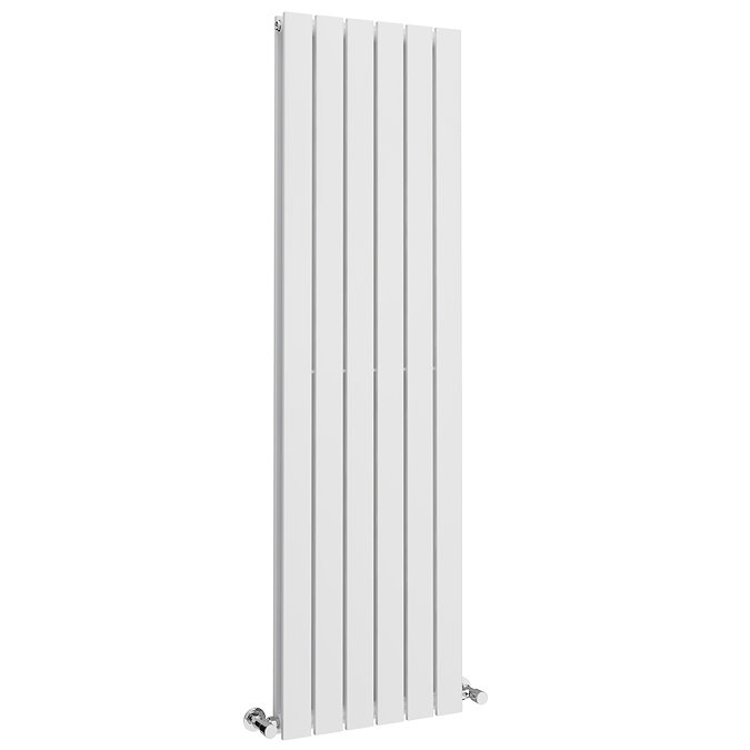 Urban Vertical Radiator - White - Double Panel (1600mm High)  Standard Large Image