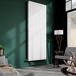 Urban Vertical Radiator - White - Double Panel (1800x684mm)