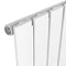 Urban Vertical Radiator - White - Single Panel (1600mm High)  Feature Large Image