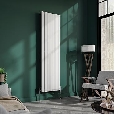 Urban Vertical Radiator - White - Single Panel (1600mm High) 