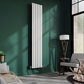 Urban Vertical Radiator - White - Single Panel (1800mm High) 354mm Wide