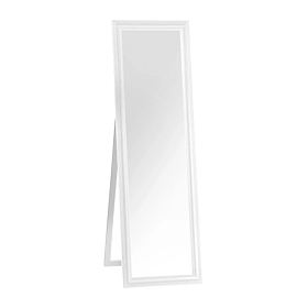 Urban White Floor Standing Mirror