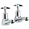 Ultra Solo Crosstop Bath Taps - Chrome - CE302 Large Image