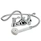 Utility Solo Lever Bath Shower Mixer with Shower Kit Large Image