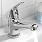 Ultra Solo Single Lever Mono Basin Mixer w/ Push Button Waste - Chrome - CD315 Feature Large Image