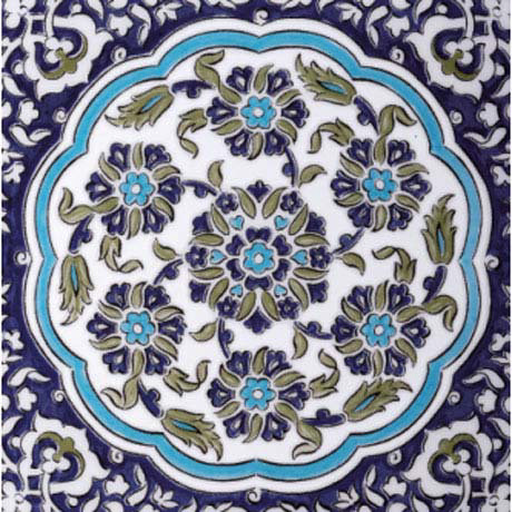 V&A - 6 Galicia Decor Wall Tiles - 198x198mm - VA03223 Large Image