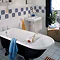 V&A - Cobalt 9 Square Border Wall Tile - 152x152mm - VA90101P Profile Large Image