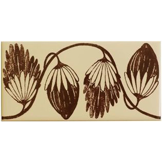 V&A - Fruit Palm Decor Wall Tile - 152x76mm - VA90106 Large Image