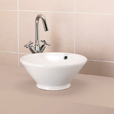 Vada 420mm Ceramic Counter Top Vessel - 231150 Profile Large Image