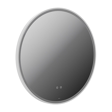 Vado Cameo 800mm Illuminated Round Mirror - Matt White