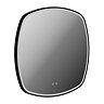 Vado Cameo 800mm Illuminated Soft Square Mirror - Matt Black