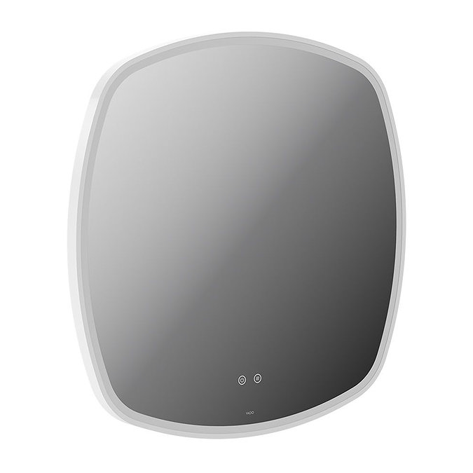 Vado Cameo 800mm Illuminated Soft Square Mirror - Matt White