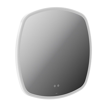 Vado Cameo 800mm Illuminated Soft Square Mirror - Matt White