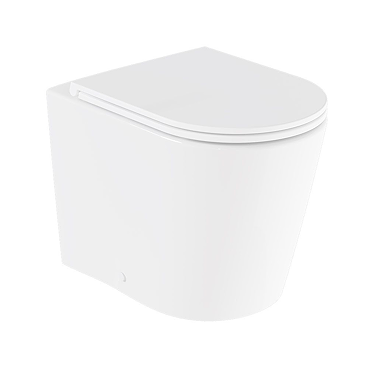 Vado Cameo Back-to-Wall Round Toilet Pan + Soft Close Seat