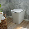 Vado Cameo Back-to-Wall Soft Square Toilet Pan - Gloss White