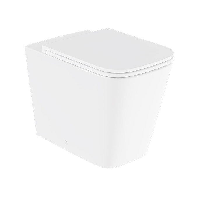 Vado Cameo Back-to-Wall Soft Square Toilet Pan + Soft Close Seat