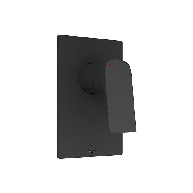 Vado Cameo Concealed Manual Shower Valve - Matt Black