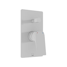 Vado Cameo Concealed Manual Shower Valve with Diverter - Matt White
